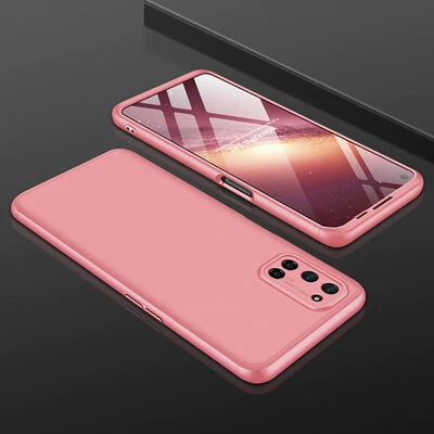 Oppo A52 Kılıf Altı ve Üstü Sökülebilir Sert Bossy Premium Kapak