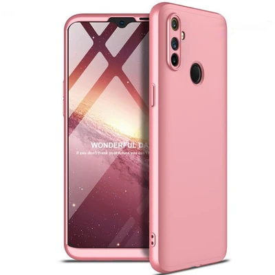 Realme 6İ Kılıf Altı ve Üstü Sökülebilir Sert Bossy Premium Kapak