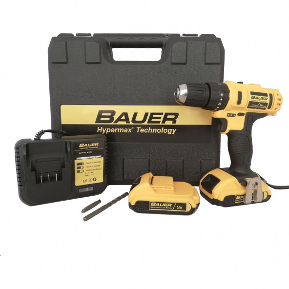 Bauer Power Tools 48 Volt 5 Amper Çift Metal Şanzuman Çift Akülü Şarjlı Matkap