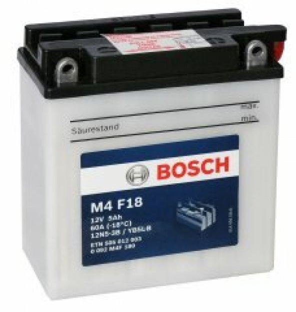 Bosch Motosiklet Aküsü M4 F18 12N5-3B2YB5L-B