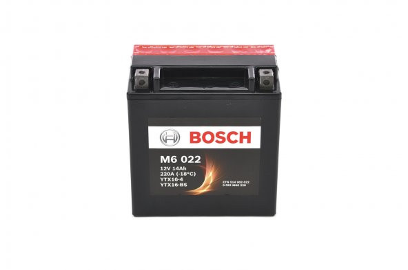 Bosch Motosiklet Aküsü M6022 M6 YTX16-4YTX16-BS
