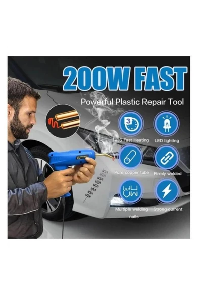 200 Watt Tampon Plastik Parça Tamir Kaynak Makinesi 1200 Uç - 6