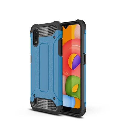 Samsung Galaxy A01 Kılıf Nexis Premium Sağlam Çift Katmanlı Sert Silikon Kapak