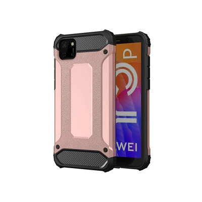 Huawei Y5P Kılıf Nexis Premium Sağlam Çift Katmanlı Sert Silikon Kapak