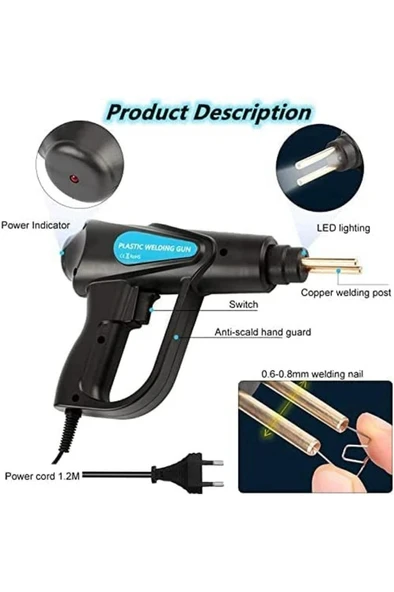 70w Sıcak Zımba Tampon Plastik Parça Tamir Kaynak Makinesi 600 Uçlu - Resim 4