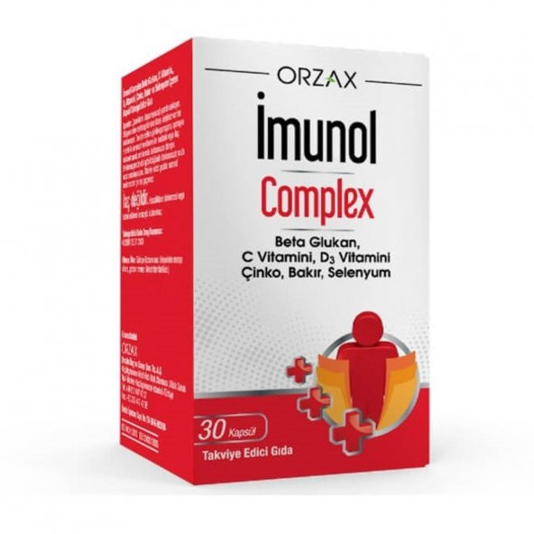 Orzax imunol Complex 30 Kapsül