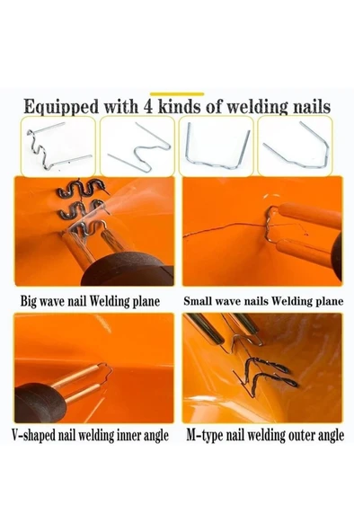 70w Sıcak Zımba Tampon Plastik Parça Tamir Kaynak Makinesi 600 Uçlu - Resim 5