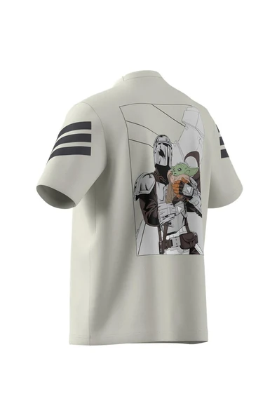 adidas Beyaz Erkek   T-Shirt M SW TM T JI5715 - Resim 12