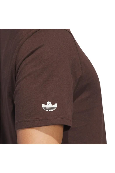 adidas Kahverengi Erkek   T-Shirt SHMOO G TEE 3 JC7651 - Resim 6