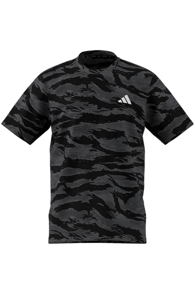 adidas Erkek  Siyah  T-Shirt CAMO AOP TEE JN5953 - 7