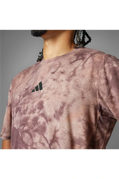 adidas Erkek  Pembe  T-Shirt POWER AOP TEE JP3341 - 10