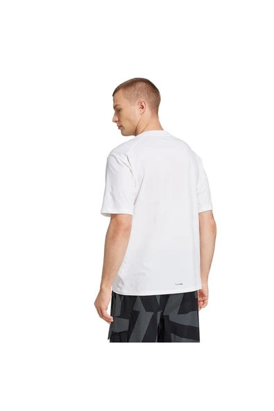 adidas Erkek  Beyaz  T-Shirt MT TEE JE0391 - Resim 3