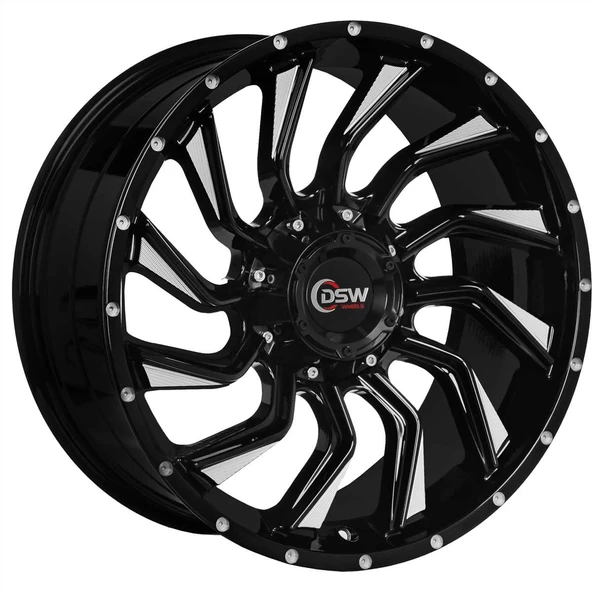 R1 Wheels 20 inç 5*130 ET00 Siyah Jant Takımı (J-3496)