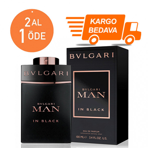 BVLGARI MAN IN BLACK EDP 100 ML ERKEK