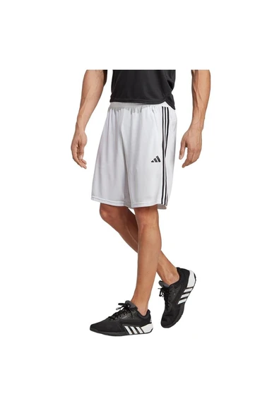 adidas Erkek  Beyaz  SHORTS (1/2) TR-ES PIQ 3SHO IB8244 - Resim 3