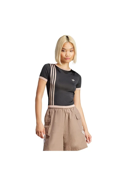 adidas Siyah Kadın   T-Shirt KNITTED 3S TEE JJ0960 ürün görseli 1