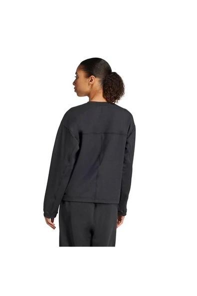 adidas Kadın  Siyah  SWEATSHIRT (LONG SLEEVE) YGA COVER-UP JN7083 - 3