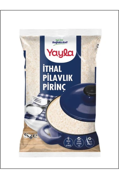 Yayla Uzun Tane İthal Pilavlık Pirinç 5 kg