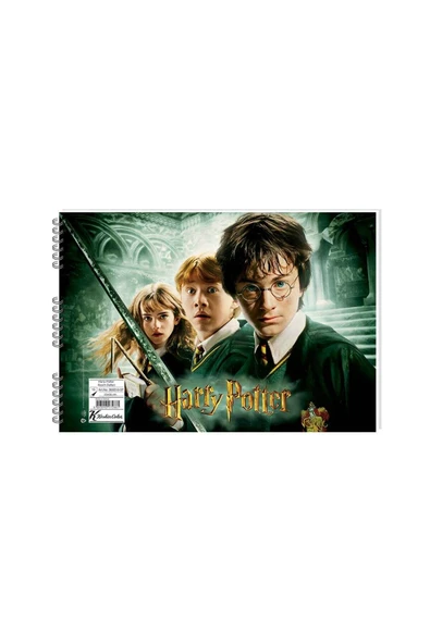 HARRY POTTER 25X35 15 YAPRAK SPİRALLİ RESİM DEFTERİ - 2