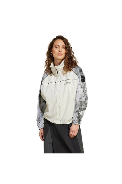 adidas Kadın  Gri  CEKET NG W W.R AOP JK JD5836