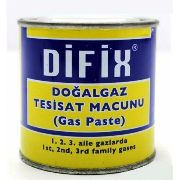 DİFİX DOĞALGAZ TESİSAT MACUNU - 400GR