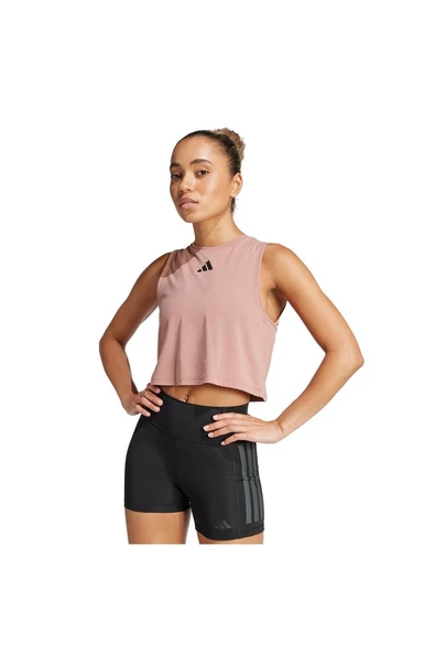 adidas Pembe Kadın   Atlet BOXY TANK 3S JJ3494 - 2
