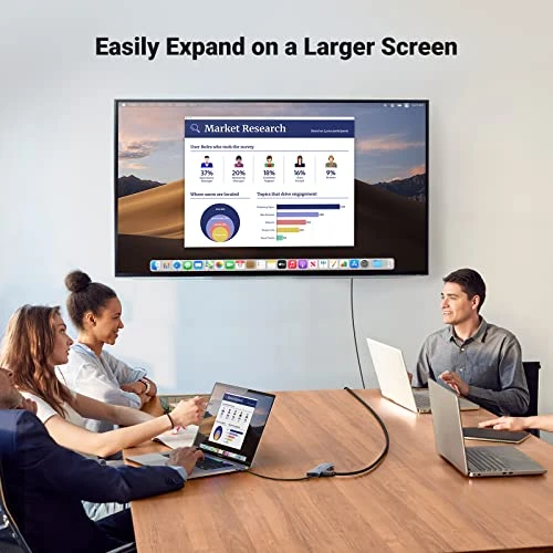 UGREEN 4K HDMI Kablosu ARC 3D Ethernet için PS5 Xbox Series S DVD Monitör (3M) - Resim 9