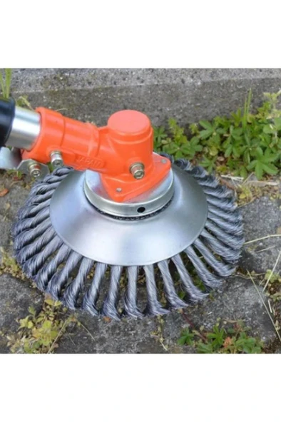 Hsgl Tırpan Başlığı Beton Üstü Kıyı Temizleme 8 '' Çelik Telli Universal