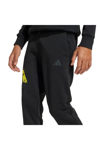 adidas Siyah Unisex Çocuk   Eşofman Altı J SMI PANT JJ3073 - Resim 2