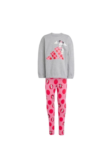 adidas Gri Çocuk   Eşofman LG DY MI JOG JF3645 - 2