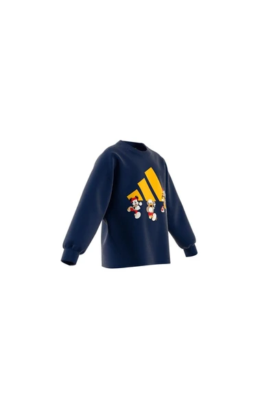 adidas Çocuk  Mavi  SWEATSHIRT (LONG SLEEVE) LK DY MM SWT JD4550 - 11