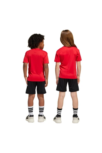 adidas Unisex Çocuk  Kırmızı  BEBEK ESOFMAN TAKIMI LK MRVL IM TSET JF3656 - Resim 6