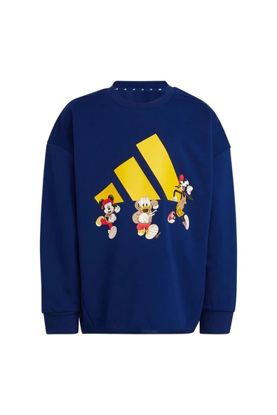 adidas Çocuk  Mavi  SWEATSHIRT (LONG SLEEVE) LK DY MM SWT JD4550 - 2