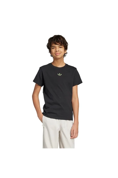 adidas Siyah Unisex Çocuk   T-Shirt GFX INF TRF TEE JZ9940 - 1