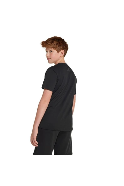 adidas Unisex Çocuk  Siyah  T-Shirt J SMI TEE JC7581 - Resim 2