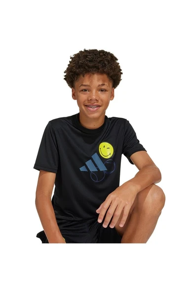 adidas Çocuk  Siyah  SHORTS (1/2) J SMI SHORT JJ3074 - Resim 4