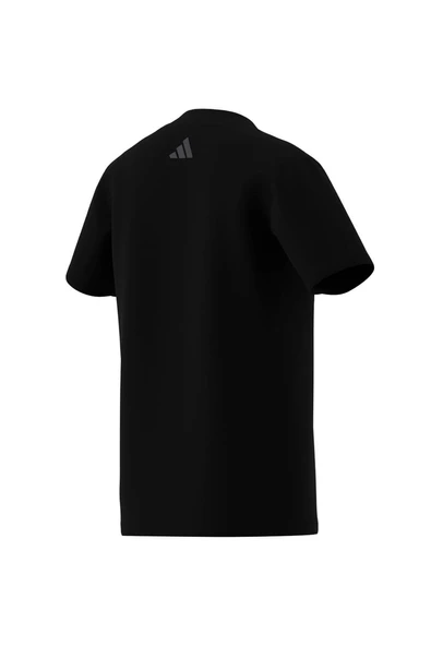 adidas Unisex Çocuk  Siyah  T-Shirt J SMI TEE JC7581 - Resim 10