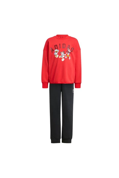 adidas Unisex Çocuk  Kırmızı  BEBEK ESOFMAN TAKIMI LK DY MM SWTJOG JN6101 - Resim 10