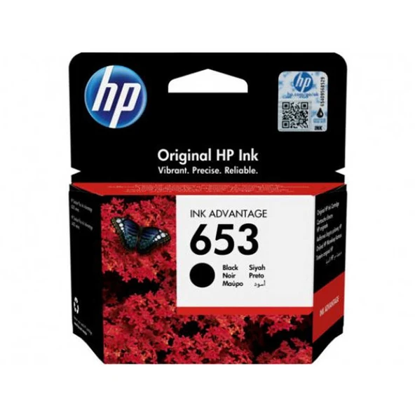 Hp 3YM75AE (653) Orjinal Siyah Orjinal Kartuş ürün görseli