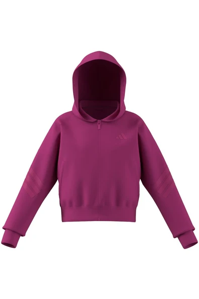 adidas Çocuk  Pembe  KAPŞONLU CEKET JG FI 3S FZ JJ4849 - 7