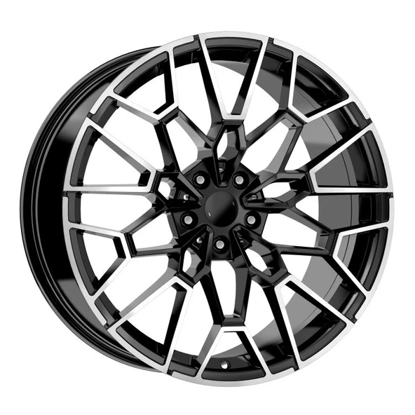 R1 Wheels 20 inç 5*120 ET40 Parlak Siyah Jant Takımı (J-3510)