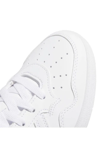 adidas Unisex Çocuk  Beyaz  Yürüyüş Ayakkabısı HOOPS 4.0 J JI3470 - Resim 8