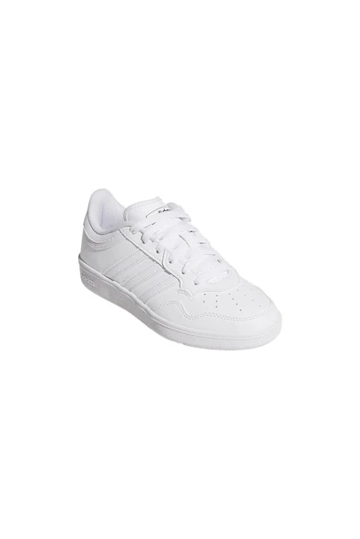 adidas Unisex Çocuk  Beyaz  Yürüyüş Ayakkabısı HOOPS 4.0 J JI3470 - Resim 6