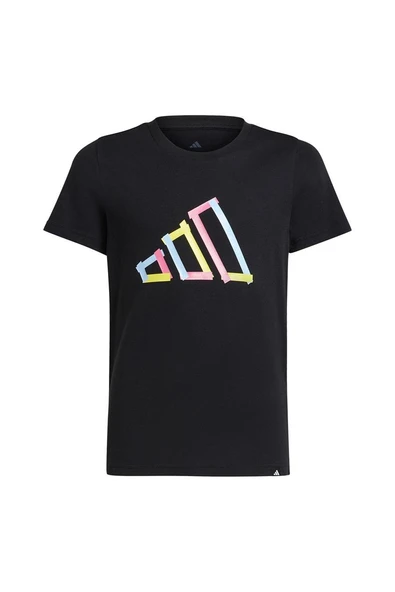adidas Siyah Çocuk   T-Shirt J T TEE JD4637 ürün görseli 1
