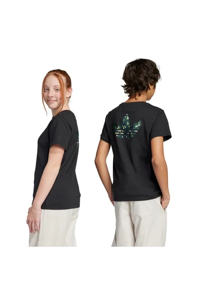 adidas Siyah Unisex Çocuk   T-Shirt GFX INF TRF TEE JZ9940 - 6