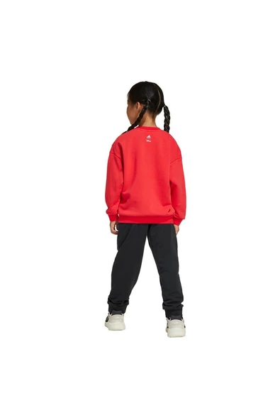 adidas Unisex Çocuk  Kırmızı  BEBEK ESOFMAN TAKIMI LK DY MM SWTJOG JN6101 - Resim 2