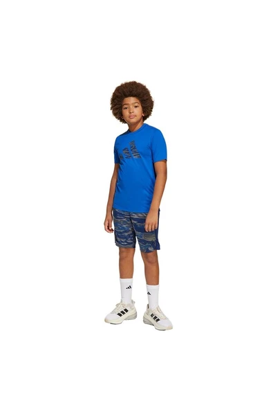 adidas Çocuk  Mavi  T-Shirt J  TR-ES CAM TE JI6109 - 5