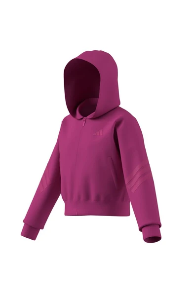 adidas Çocuk  Pembe  KAPŞONLU CEKET JG FI 3S FZ JJ4849 - 8
