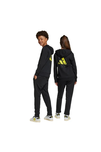 adidas Siyah Unisex Çocuk   Eşofman Altı J SMI PANT JJ3073 - Resim 6