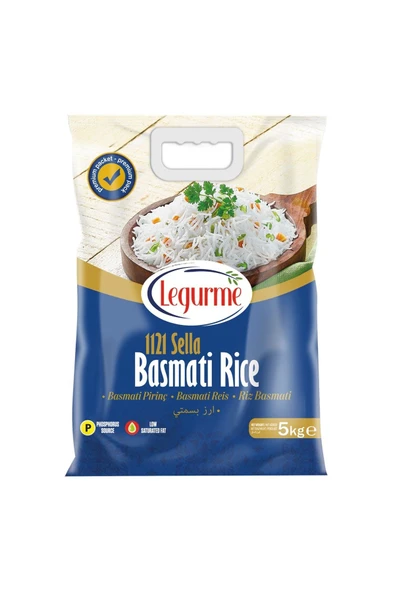 Yayla 1121 Sella Legurme Basmati Pirinç 5 kg
